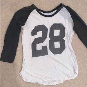 Brandy Melville baseball tee